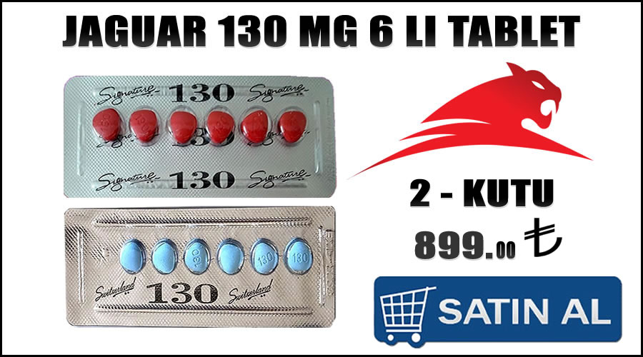 Jaguar 130 mg kırmızı hap satın al
