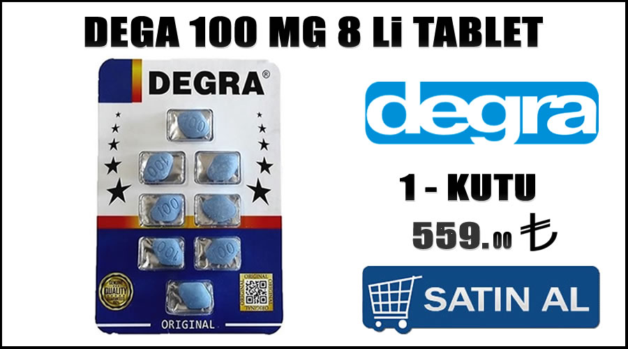 Degra 100 mg 8 tablet fiyatı