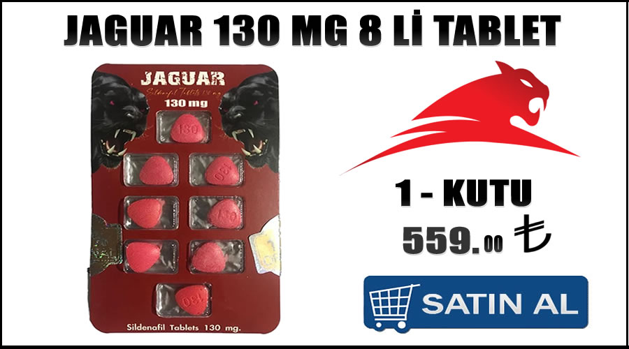 Jaguar 130 mg tablet sertleştirici hap