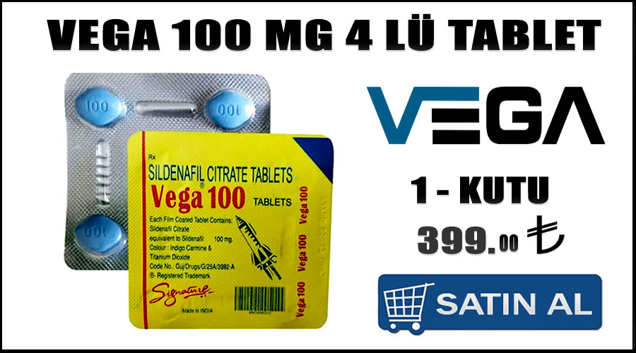 Vega 100 mg 4 lü tablet nedir, ne işe yarar