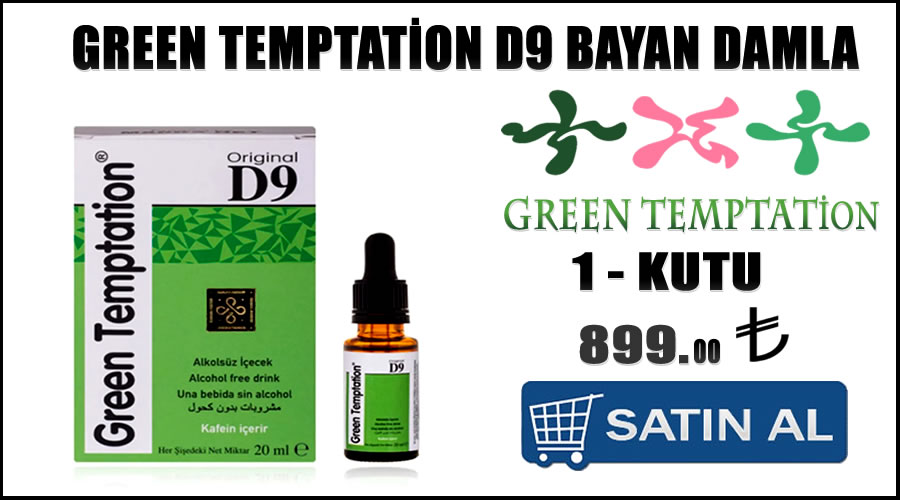 Green temptation istek arttırıcı damla fiyatları