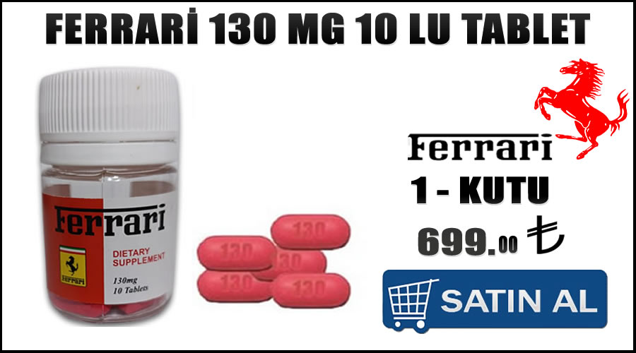 Ferrari 130 mg 10 lu hap satan yerler