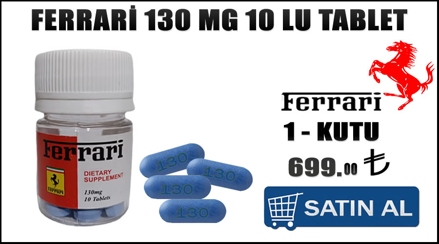 Ferrari 130 mg 10 lu hap eczane siparişi istanbul
