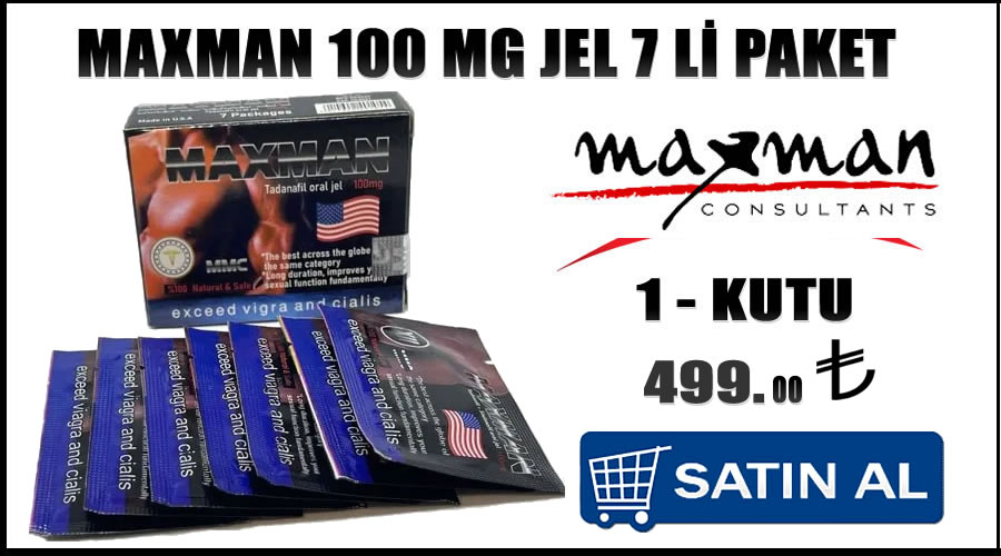 Maxman jel satın al en ucuz fiyat